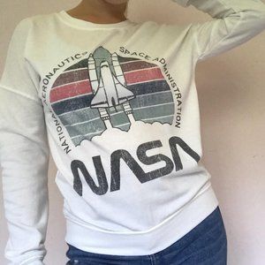 lightweight crewneck NASA Long Sleeve Soft Sweater
